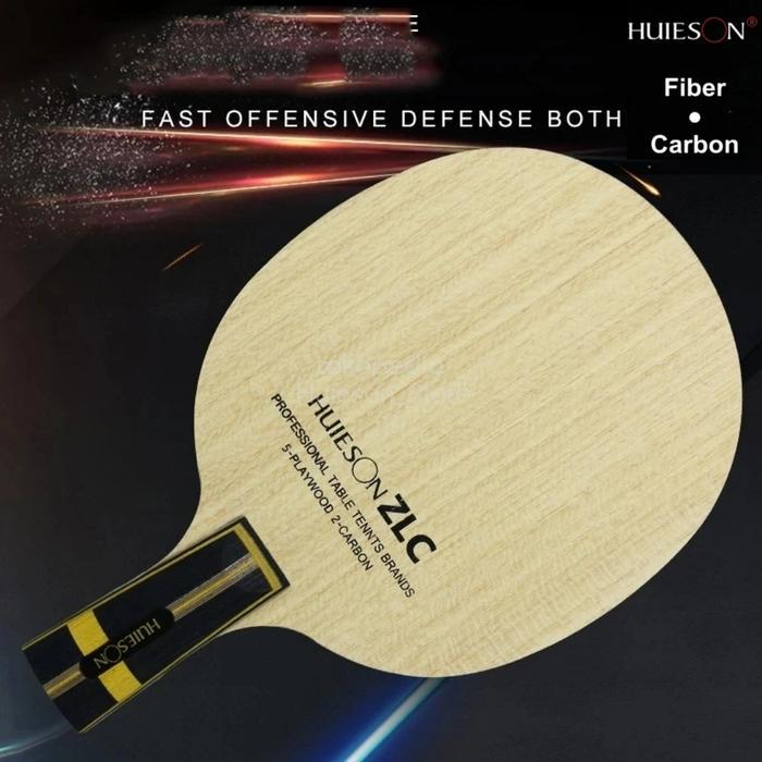 Huieson Bet Penhold Tenis meja blade 5ply wood 2ply ZL Carbon Fiber