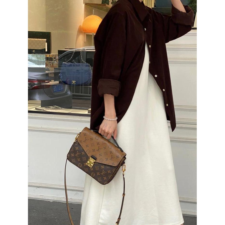 [100% rl] Lv East West Mtis/Tas Wanita/Tas Selempang/ Bahu Wanita/Tas Kuliah Wanita [Box + Dust Bag]