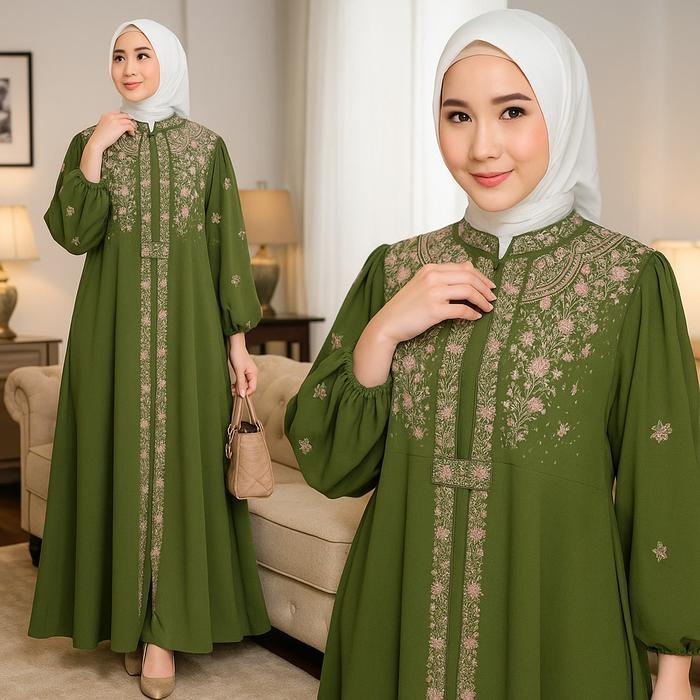 Vallina Rabbania Dress Wanita Kondangan Tbk
