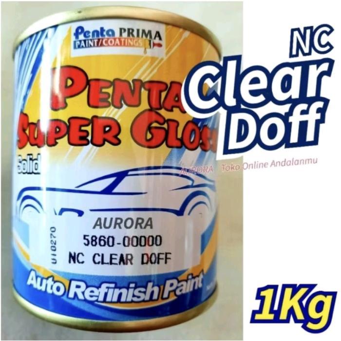 Penta Super Gloss NC Clear Doff 1kg Vernis Dof Pernis Dop Klir Anti Gores Pelindung Cat sepeda motor