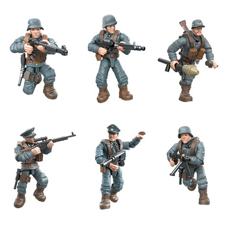 World War Battle in Normandy Mega Blocks Ww2 Germany Army Forces