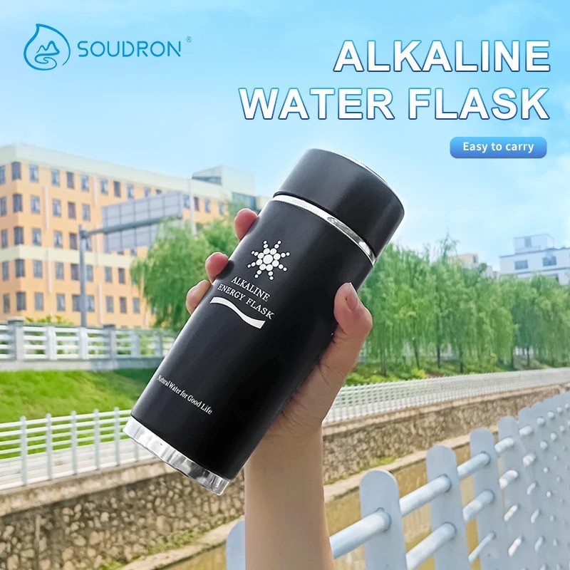 Single Filter Health Water Quantum Alkaline Bio Energy Nano Flask /Cup PH 8.5 With Laser alkaline