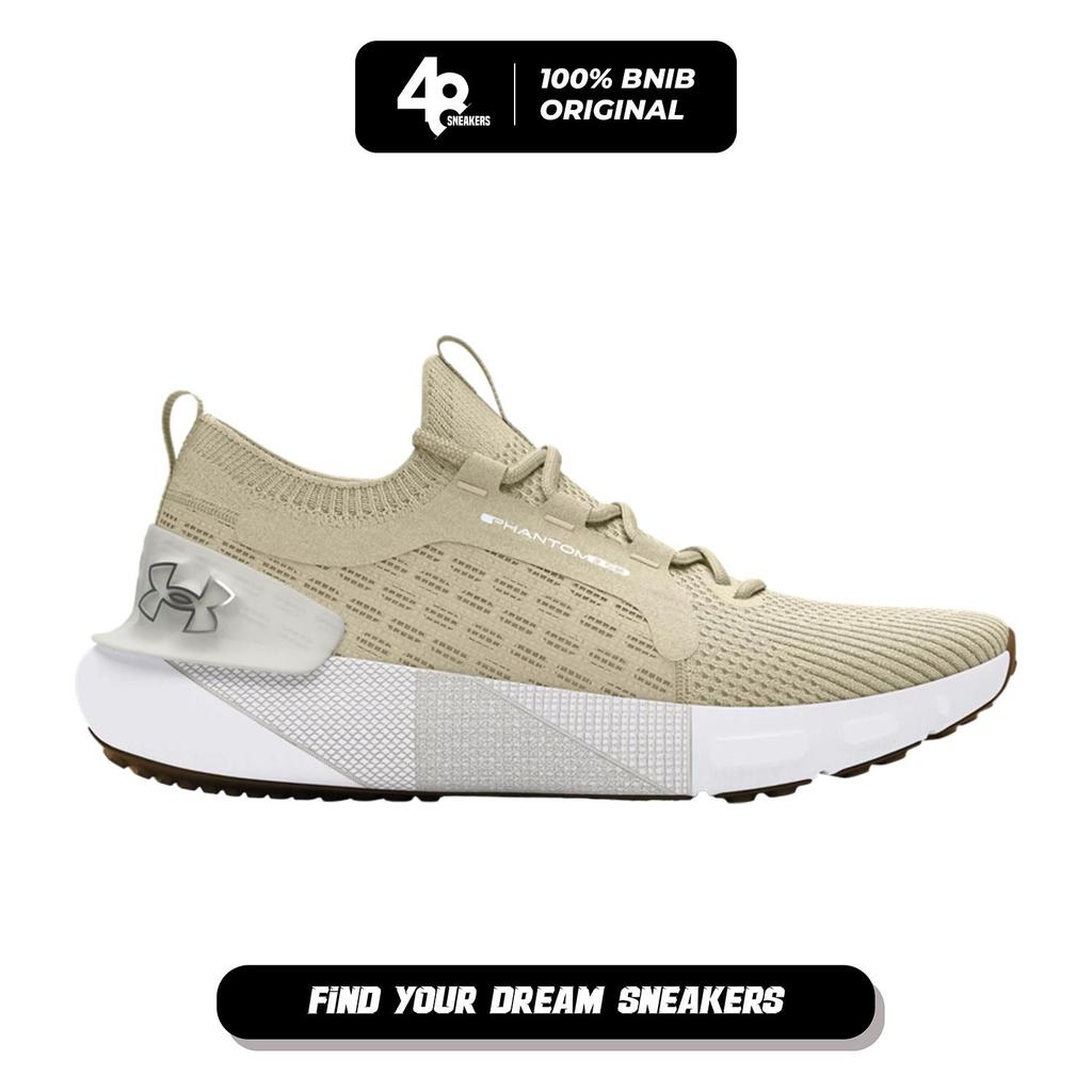Sepatu Lari Pria Hovr Phantom 3 Se Beige White (3026582-201) Original