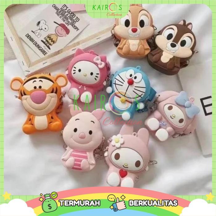 PROMO! Tas Rubber Jelly Anak - Tas Selempang Anak