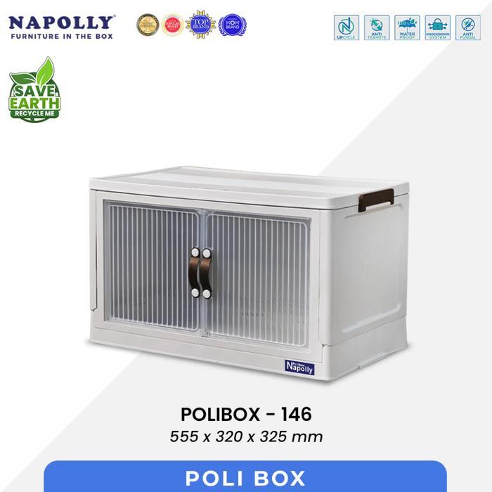 NAPOLLY - LEMARI POLIBOX PUMA 1-5 SUSUN - LEMARI PLASTIK MINIMALIS SERBAGUNA -DM ORIGINAL QUALITY