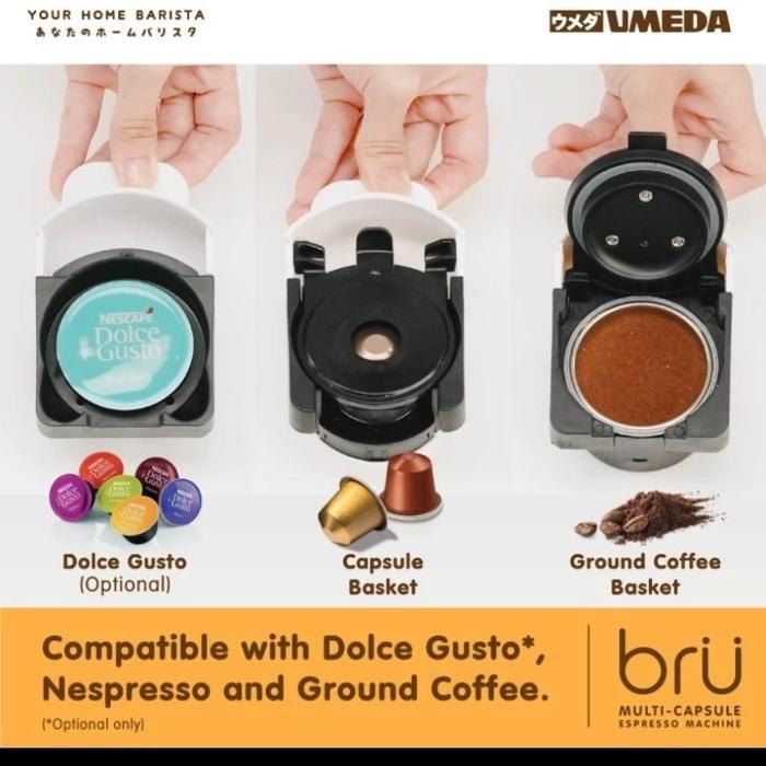 Umeda Bru Mesin Kopi Nespresso Coffee Machine Multi Capsul Kapsul Bru