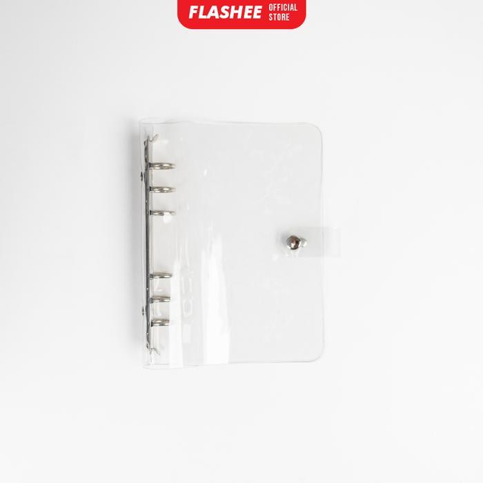 Binder Transparan Photocard Polaroid Binder ukuran A6 6 ring