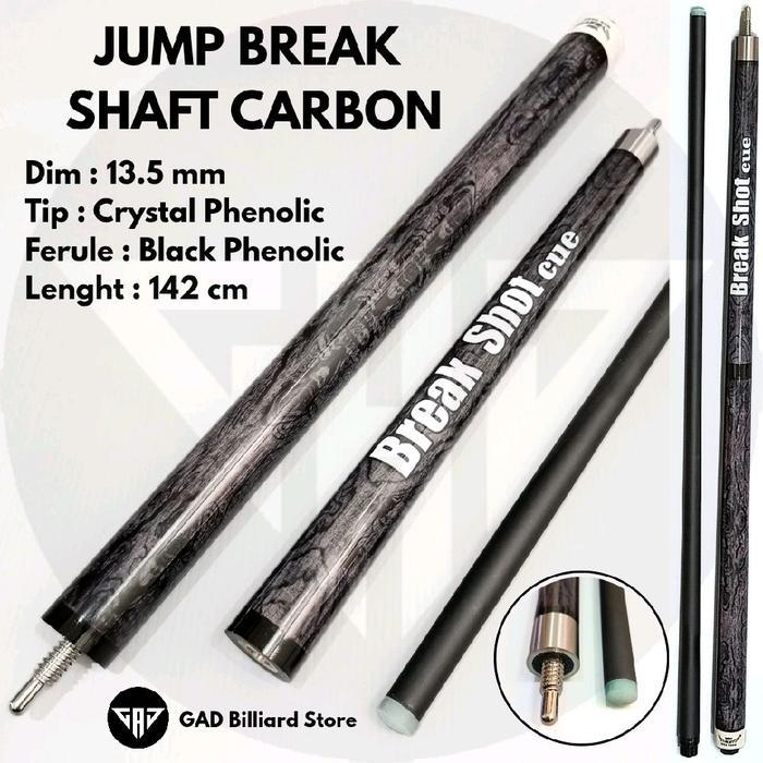 JUMP BREAK SHAFT CARBON BILLIARD