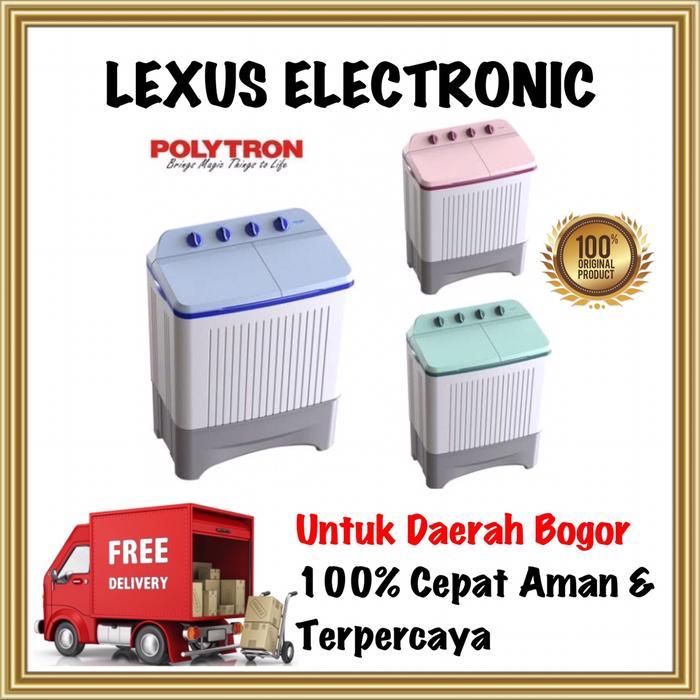PWM7366 PWM 7366 POLYTRON MESIN CUCI 7KG POLYTRON PWM7366 2 TABUNG