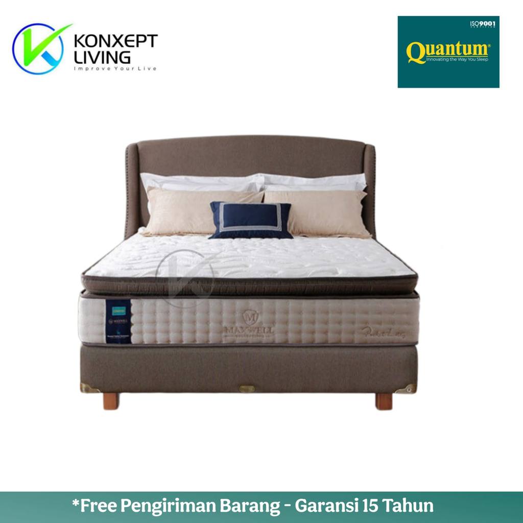 Quantum Springbed Maxwell Halton Sandaran Halton Ukuran 180x200 Fullset