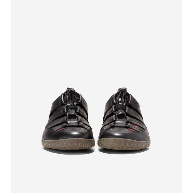Cole Haan Men Zerogrand Tidetrek Fisherman - Sepatu Pria (Black)
