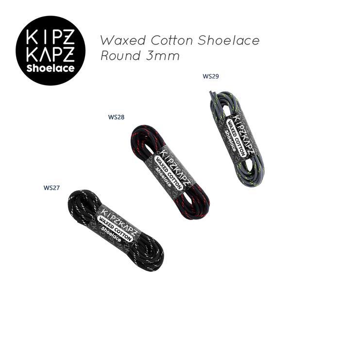 KIPZKAPZ GROUP TALI SEPATU LILIN BULAT / WAXED COTTON ROUND 3MM