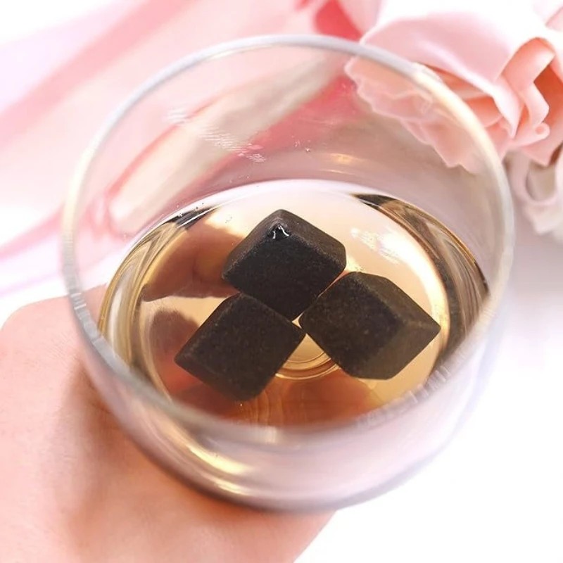 Whiskey Stones Sipping Ice Cube Cooler Reusable Whisky Ice Stone Whisky Natural Rocks Bar Wine