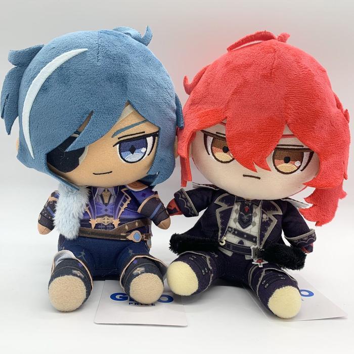Genshin Gigo prize Diluc Kaeya plush doll