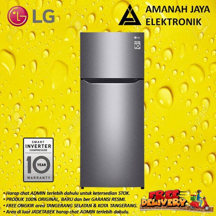 LG KULKAS 2 PINTU INVERTER GNB185SQBB