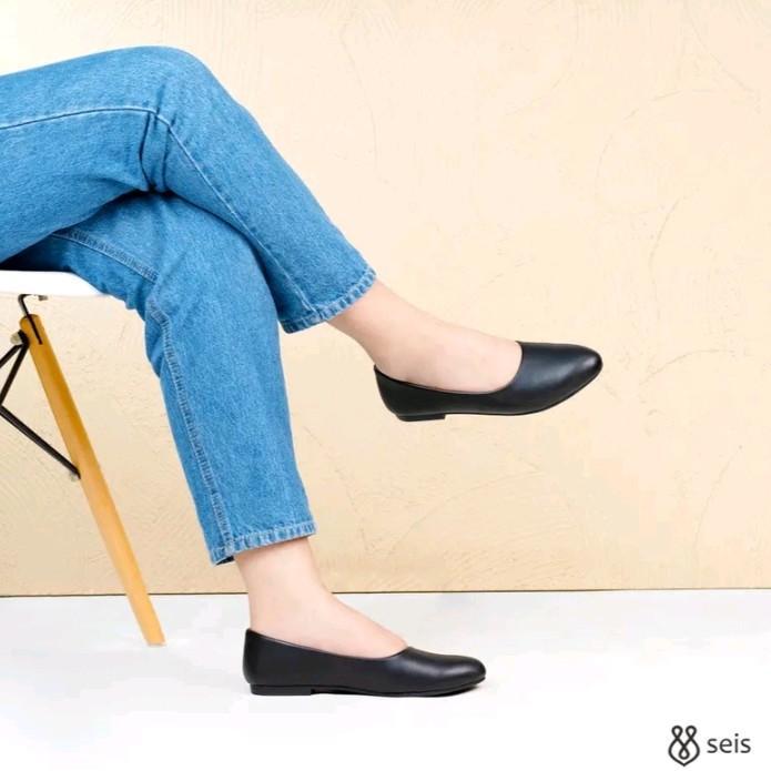 Diskon Sepatu Flat Shoes Wanita Sepatu Balet Wanita Sepatu Kerja Wanita Sepatu Wisuda Wanita
