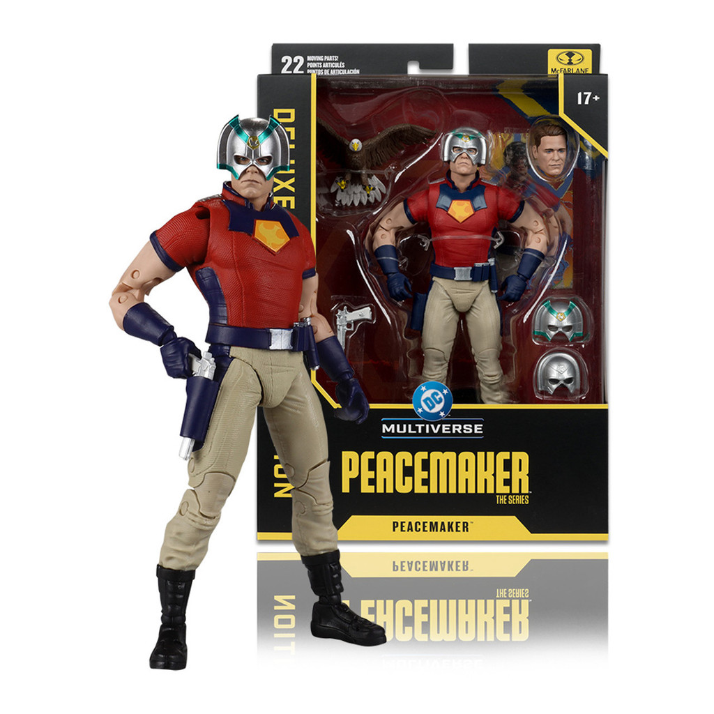 McFarlane Toys Peacemaker 7" Action Figure DC THEATRICAL DELUXE John Cena Peacemaker 7IN DC