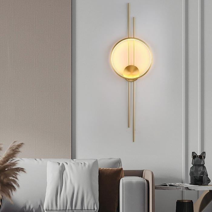 neww Lampu dinding led kamar tidur aesthetic lampu wall moulding hias ruang tamu hiasan dinding