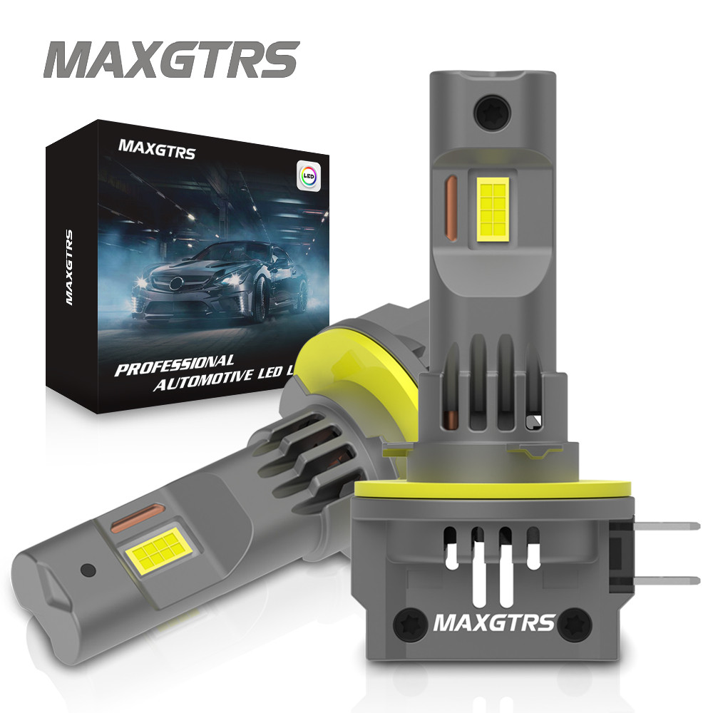 MAXGTRS 2x H8B H9B H11B LED Headlight Fog Bulb For Kia Hyundai Fiesta Corsa Optima Sportage Forte