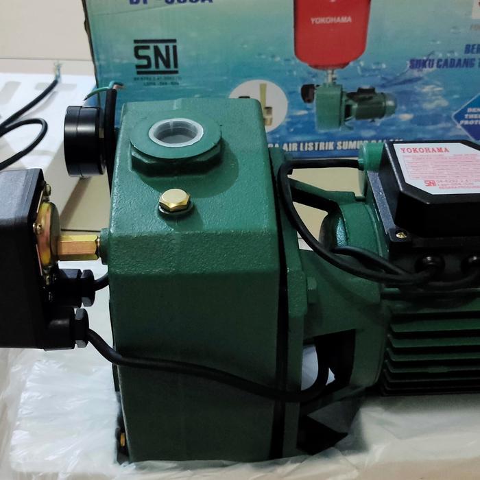 Yokohama Pompa Air Jet Pump 505 Sumur Dalam 50 Meter 500W 220V 45M Hisap 50M Dorong 100M Total Head