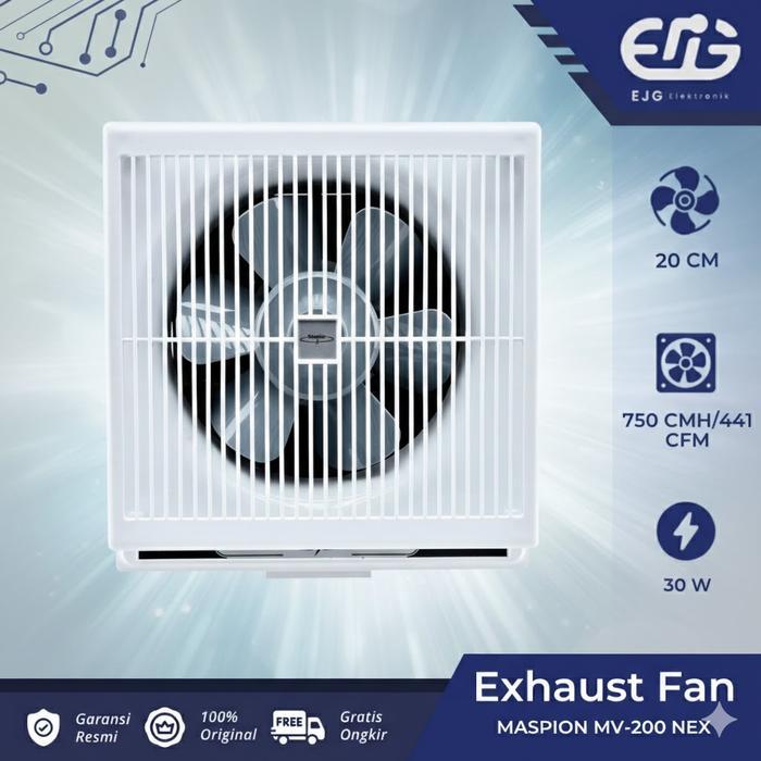 BEST SELLER MASPION MV200NEX - EXHAUST FAN 8 INCH 200 NEX /DINDING / BLOWER