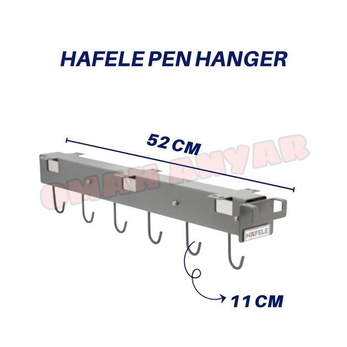 Rel Laci Gantungan Panci Teflon Dapur Kitchen Set Minimalis Pen Hanger