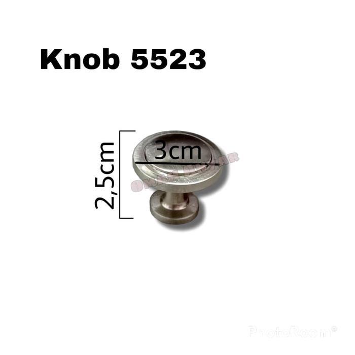 Knob Handle Tarikan Pegangan Laci Pintu Lemari SS Aluminium Kuningan