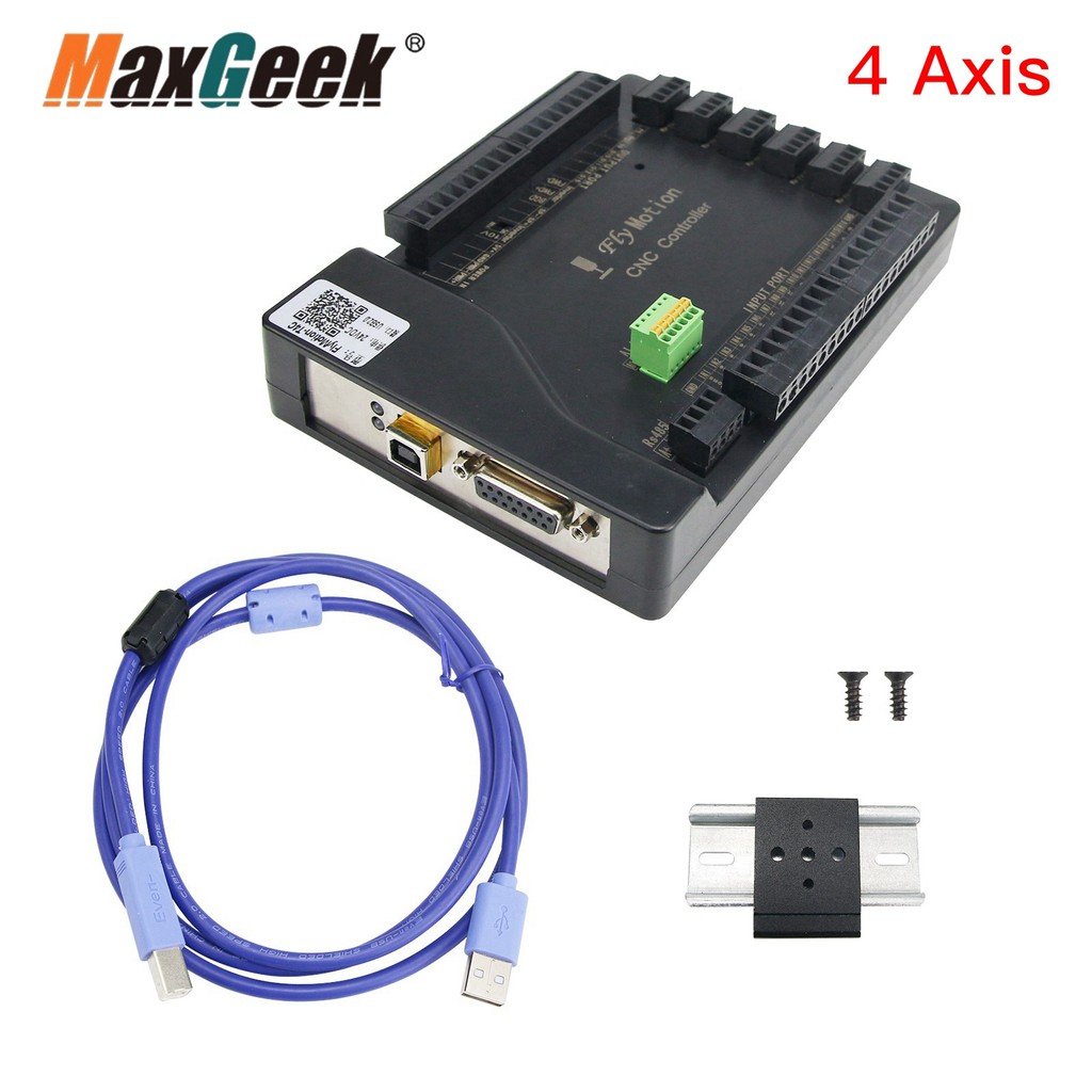 MAXGEEK MACH3 USB CNC 4 AXIS 6 AXIS BREAKOUT INTERFACE BOARD FOR NMOTION MACH3 CNC CONTROLLER DRIVER