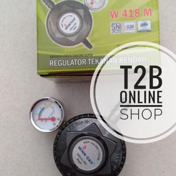 Winn Gas Regulator W 418 M, Regulator elpiji, lpj, kepala gas