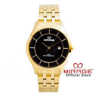 Mirage Watch - Official Garansi Resmi 1tahun Jam Tangan Pria Elegant Mewah Original Mirage Gold 8544