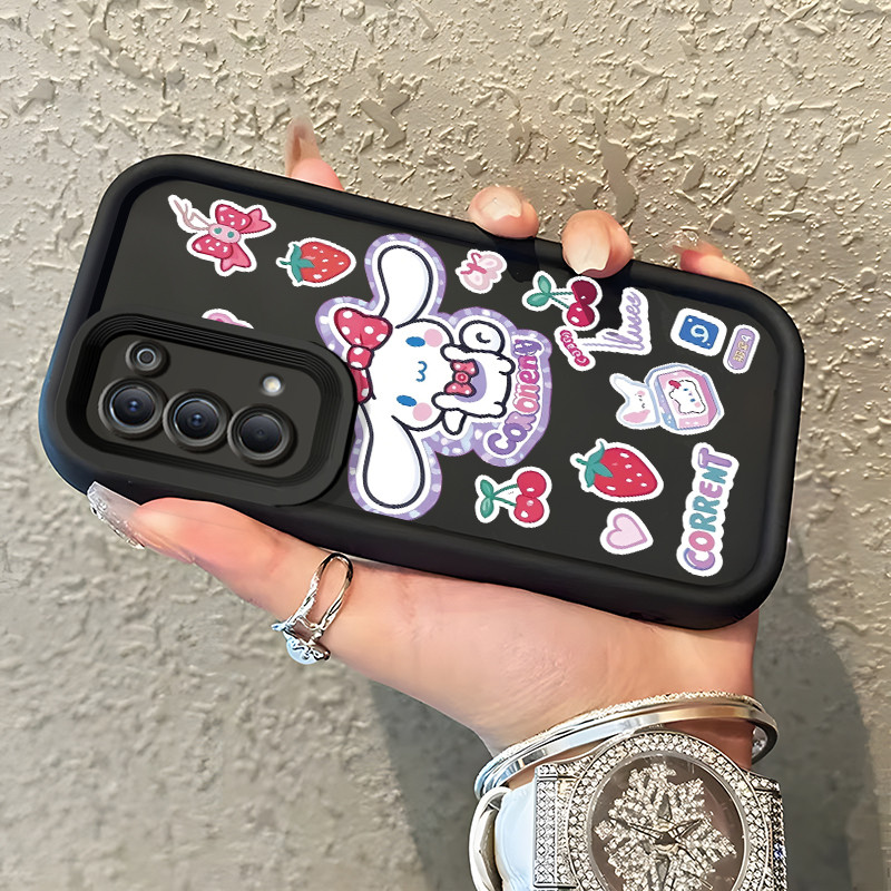 Casing Hp OPPO Reno 4 4G Reno4 Reno 4 5G Case Casing HP Strawberry dan kartun Pola kasus ponsel tang