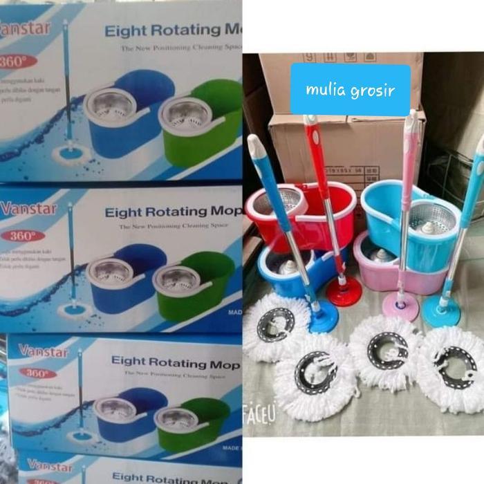 New Pel Mop / Spin Mop / Magic Mop Stainless Rumah