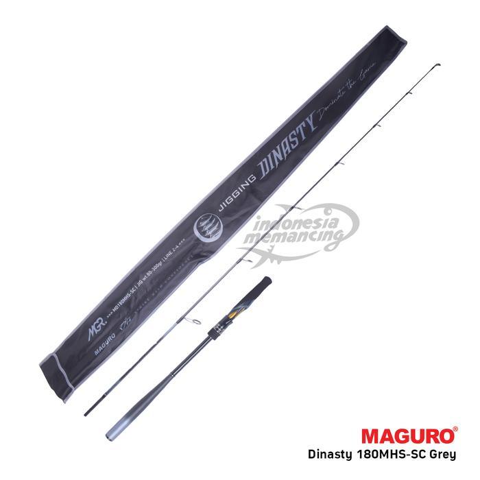 Joran Maguro Dinasty Ring Fuji Pe#1-3 Pe#2-4 Pe#3-5 180Cm Jigging ~ Indonesia Memancing