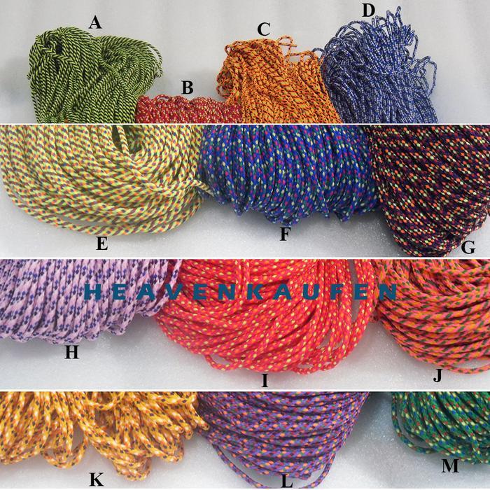 Tali Prusik 2 mm Harga Per 10 Meter Untuk Tali Gelang Dll
