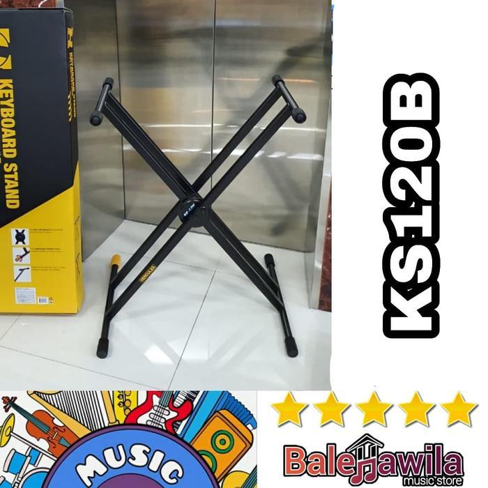 Stand Keyboard Double Hercules Ks120B Stand Hercules Ks120 B Terlaris