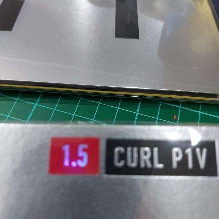bintik panjang VICTAS p1 spon ukuran 1.5 mm p1v curl