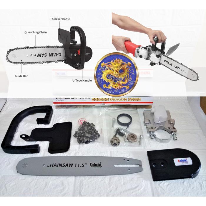 GERGAJI MINI GERINDA TANGAN / ADAPTOR CHAINSAW GERINDA KONVERTER