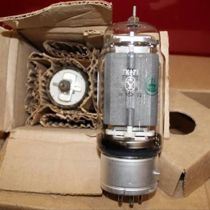 tube audio tabung RK71 GK71 rusia hampir mirip 813 kondisi nos dus lengkap
