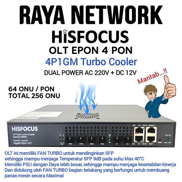 Hisfocus 4P1Gm Olt Epon 4P