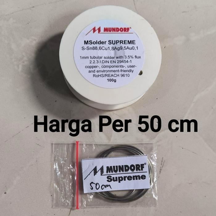 Timah Solder 50Cm - Mundorf Msolder Supreme