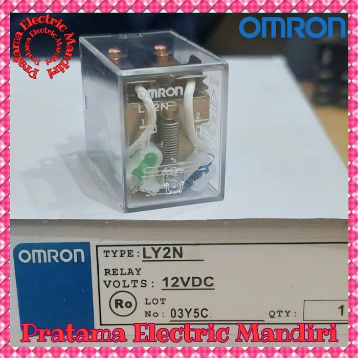 [OMRON] OMRON RELAY LY2 10A 8 KAKI 8 PIN DC12 12V 12VDC SOCKET PTFZ-08-E PREMIUM