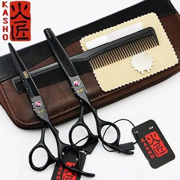 SET GUNTING RAMBUT KASHO KAI ORIGINAL JEPANG / GUNTING SASAK / GUNTING