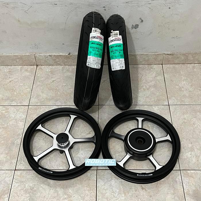 Velg vrossi halley + ban ( Model Xmode ) Scoopy Beat Genio