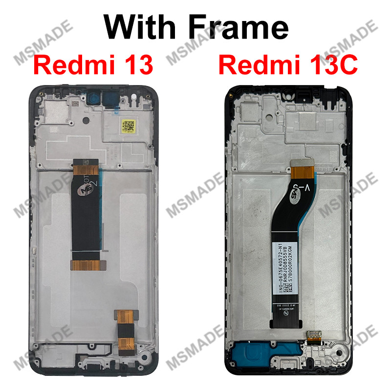 IPS" For Xiaomi Redmi 13 Display 2404ARN45A LCD Touch Screen Digitizer For Xiaomi Redmi 13C