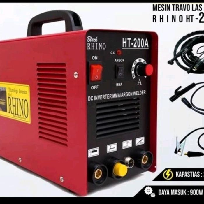 RHINO HT 200A Mesin Las  Argon/Travo Las Tig 200A Rhino 900watt