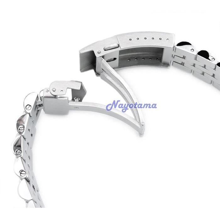 20Mm Miltat Angus J Louis Jubilee V-Clasp Untuk Jam Tangan Seiko Mini Turtle Srpc35 With V-Clasp