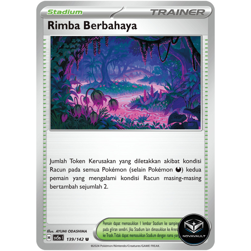 Rimba Berbahaya (U) - 139/142 - Paradoks Andalan (sv5s) - Pokemon TCG Indonesia