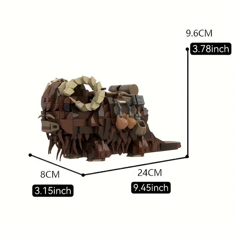 Moc Space Wars Beast Bantha Building Blocks Animal Action Figure Monster Mount Rhino Constructor