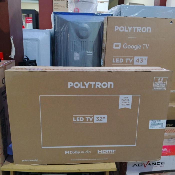 Polytron TV LED 32 Inch Digital dengan Dolby Audio dan HDMI