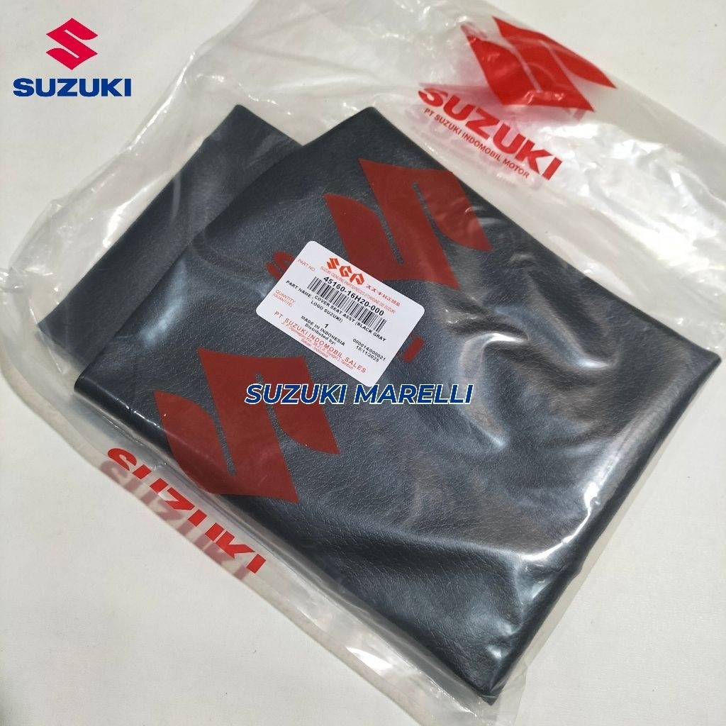 KULIT SARUNG JOK SUZUKI SHOGUN 125 FI SP ROBOT LOGO SUZUKI ORIGINAL SGP